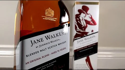 trying Jane Walker whisky for International Women'...