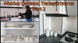 Mutfak Çeyizimi Yerleştiriyoruz 🏠 | Son Koliler Yerleşti 📦