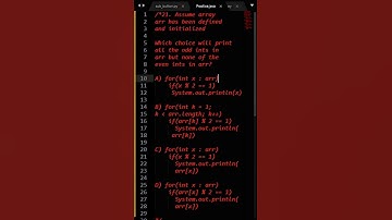 2023 AP Computer Science A MCQ 21