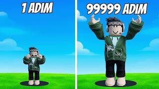 ROBLOX ama HER ADIMDA +1 BÜYÜYORUM!