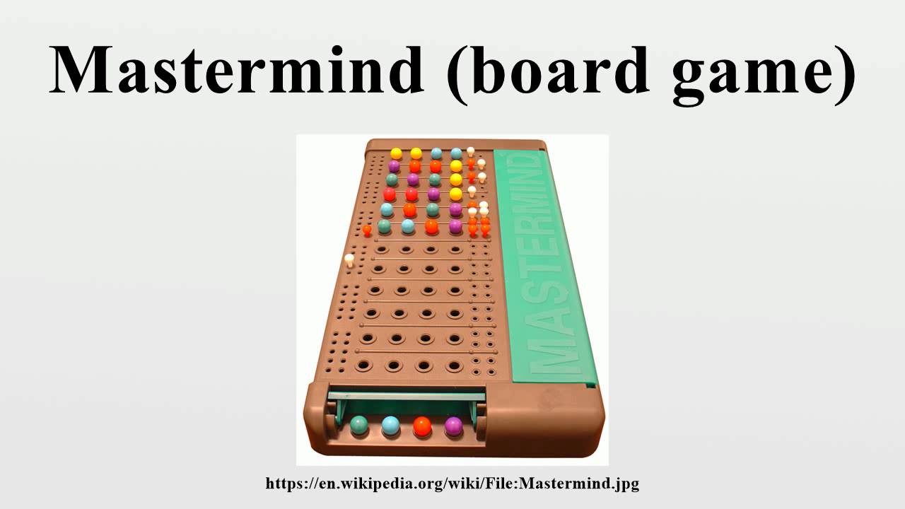 Mastermind (board game) - Wikipedia