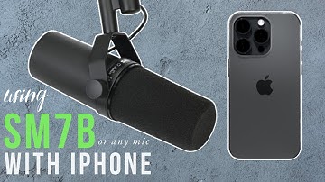 Using a Shure SM7B & Audio Interface with an IPhone📲