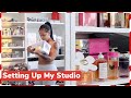 VLOGMAS DAY 2 | Setting Up My Filming Studio + Organize With Me | Arnellarmon