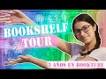 BOOKSHELF TOUR 3 años en booktube // lamaleluna booktube Argentina