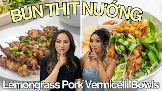 Mama Phan’s TOP SECRET Thịt Nướng Recipe!! Lemongrass Pork Vermicelli Bowls (Bún Thịt Nướng)