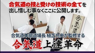 合気道の技と受けの技術の全てを公開！合気道本部道場長 植芝充央による「合気道上達革命」DVD