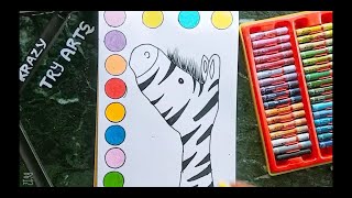 How To Draw Zebra With Drawing Zebra In Easy And Simple Method
