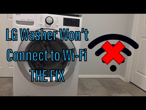 LG Washer or Dryer Wont Connect To Wi-Fi 