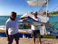 Pêche au gros île Maurice dorade coryphène avec LE TRIO