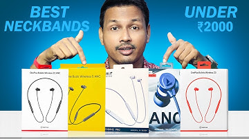 Best 5 Bluetooth Earphone Under ₹2000 To Buy In Amazon Great Indian Sale | Best Neckband Under ₹2000