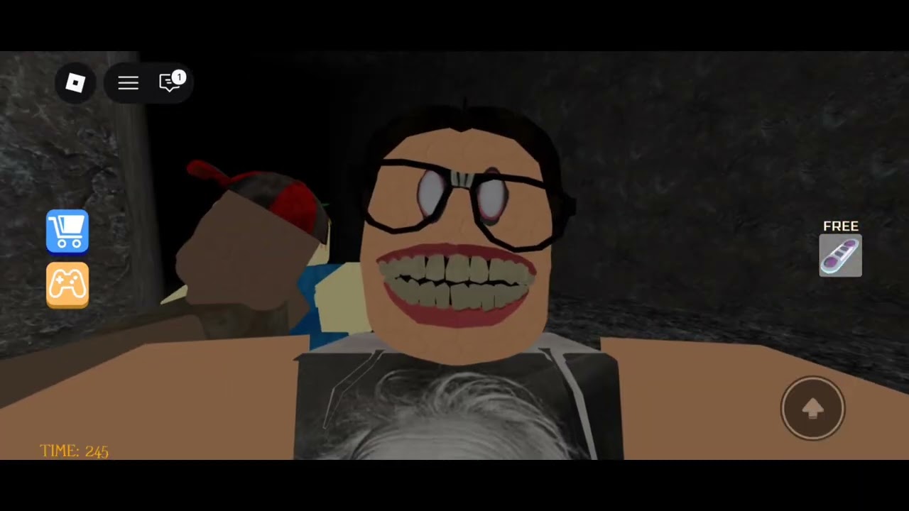 😱GRUMPY GRAN! (SCARY OBBY) Roblox❤️ Mobile Gameplay |Easy Mode Gameplay| 2k 60Fps