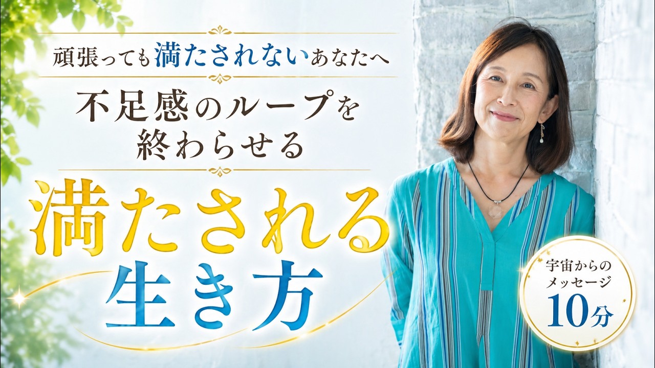 本当の「満たされる」ってなんだろう?|満たされない人ほどやっていること