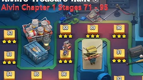 Alvin Treasure Hunt Chapter 1 Stages  71 - 95