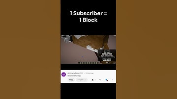 Day 6 of Placing one block for every subscriber i get!  #minecraft #minecraftshorts