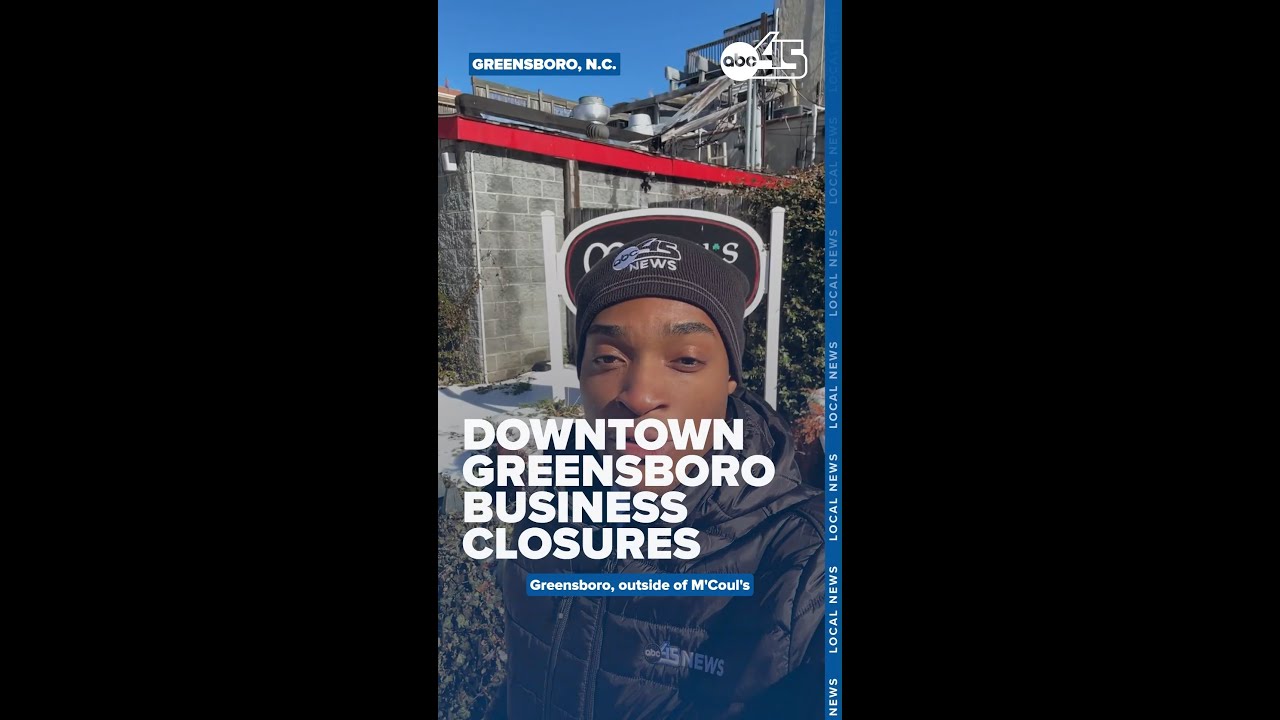 Business closures in downtown Greensboro