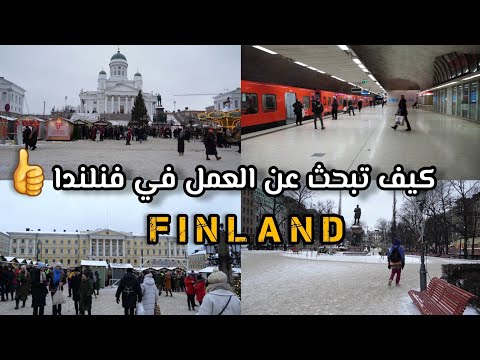 كيف تبحث عن العمل في فنلندا 👍🇫🇮❄📷