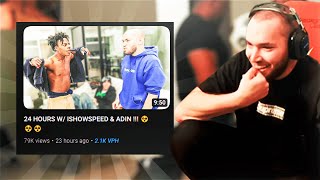 ADIN ROSS REACTS TO B LOU NEW VLOG!