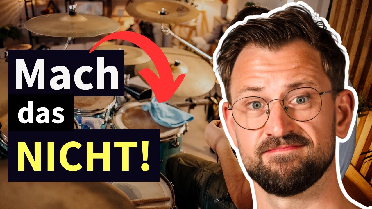 Besser Schlagzeug spielen: Die 3 größten Fehler