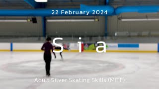 Sia - Adult Silver SS - 22 February, 2024