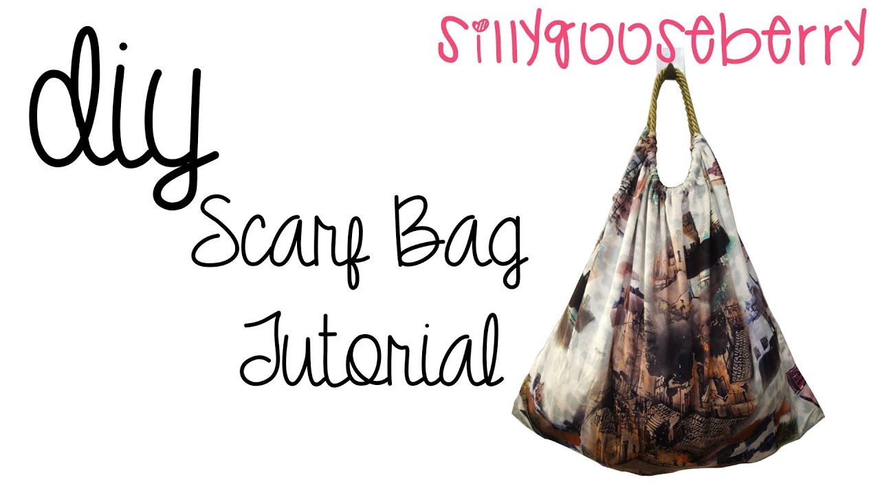 Scarf Bag Diy · How To Make A Recycled Bag · Sewing on Cut Out + Keep · How  To by Cathy A.