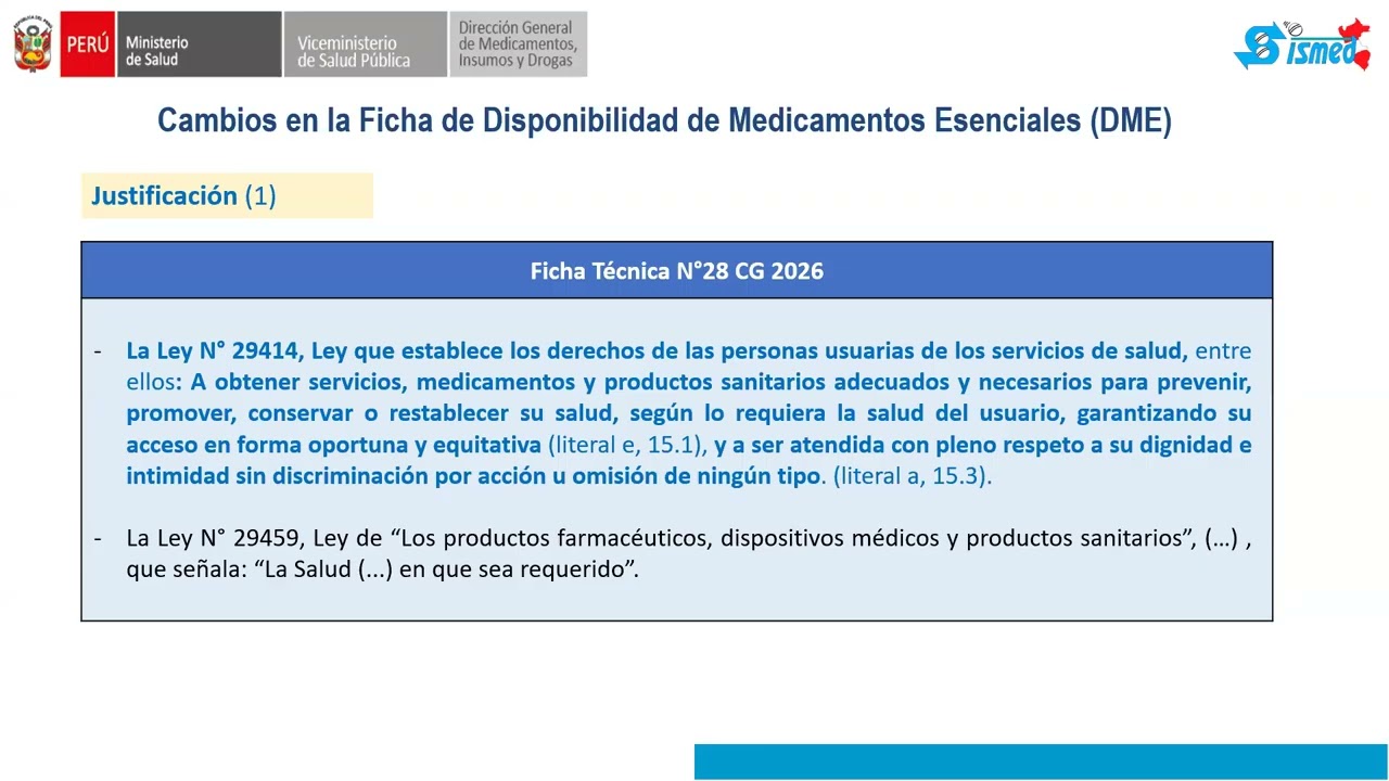 TECNICA N 28 % DISPONIBILIDAD DE MEDICAMENTOS ESENCIALES (DME)