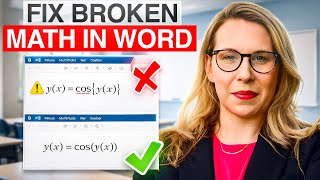 Fix Math Formatting and Accessibility Fast with AI in Word