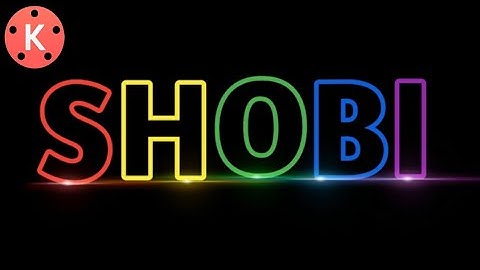 How To Make a Light Text In Kinemaster || Kinemaster Light text animation