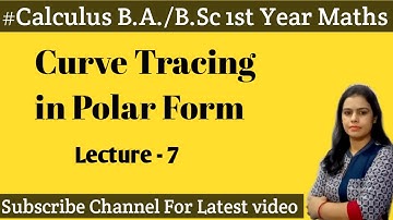 How to Trace a Polar Curve ||Basic of Exercise 7.3||Curve Tracing ||Rules for tracing polar curve