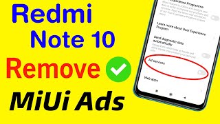 Cara Menghentikan Iklan di Redmi Note 10 | Redmi Note 10 Hapus Iklan
