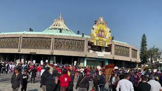 Peregrinos en la Basílica de Guadalupe 2022