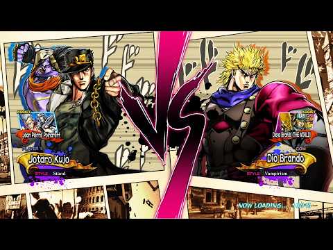 Jotaro Kujo vs Dio Brando (Hardest AI) JoJos Bizarre Adventure All Star Battle R