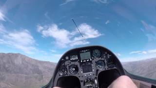 Doing a loop in a glider.