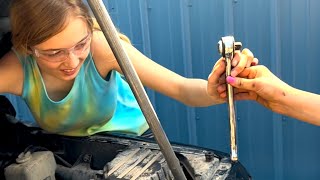 Teen Girls save Dad THOUSANDS of $$$ by fixing this old Geo Tracker | Perfect farm utility vehicle.