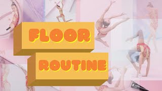 My floor routine at Crystal invitational 5/2024