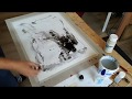 How to paint monochrome abstract ink painting enjoy artist sipos lorand