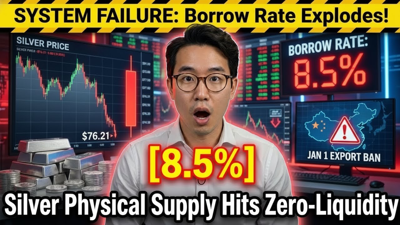 SYSTEM FAILURE: Silver Physical Supply Hits Zero-Liquidity Point as Borrow Rate Explodes!