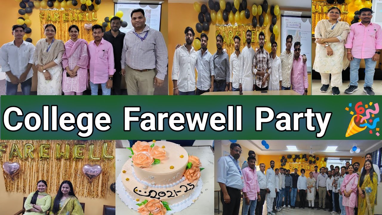 My College Farewell Vlog 😍🥺 / The end of 😨 an era / My farewell vlog # ...
