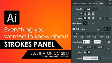 ADOBE ILLUSTRATOR CC 2017 | AAVRITI | ALL ABOUT STROKES