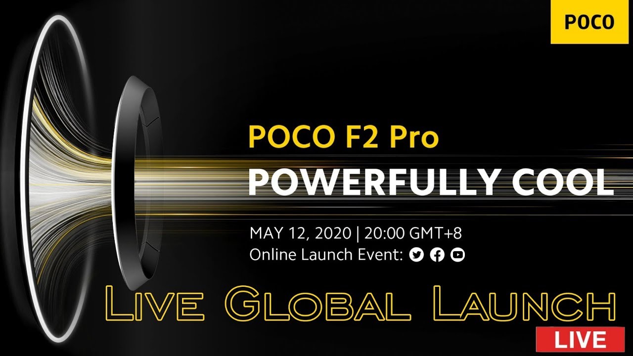 POCO F2 Live Launch Event Global Livestream- POCO F2 Pro, F2, M2 Series Launch🔥