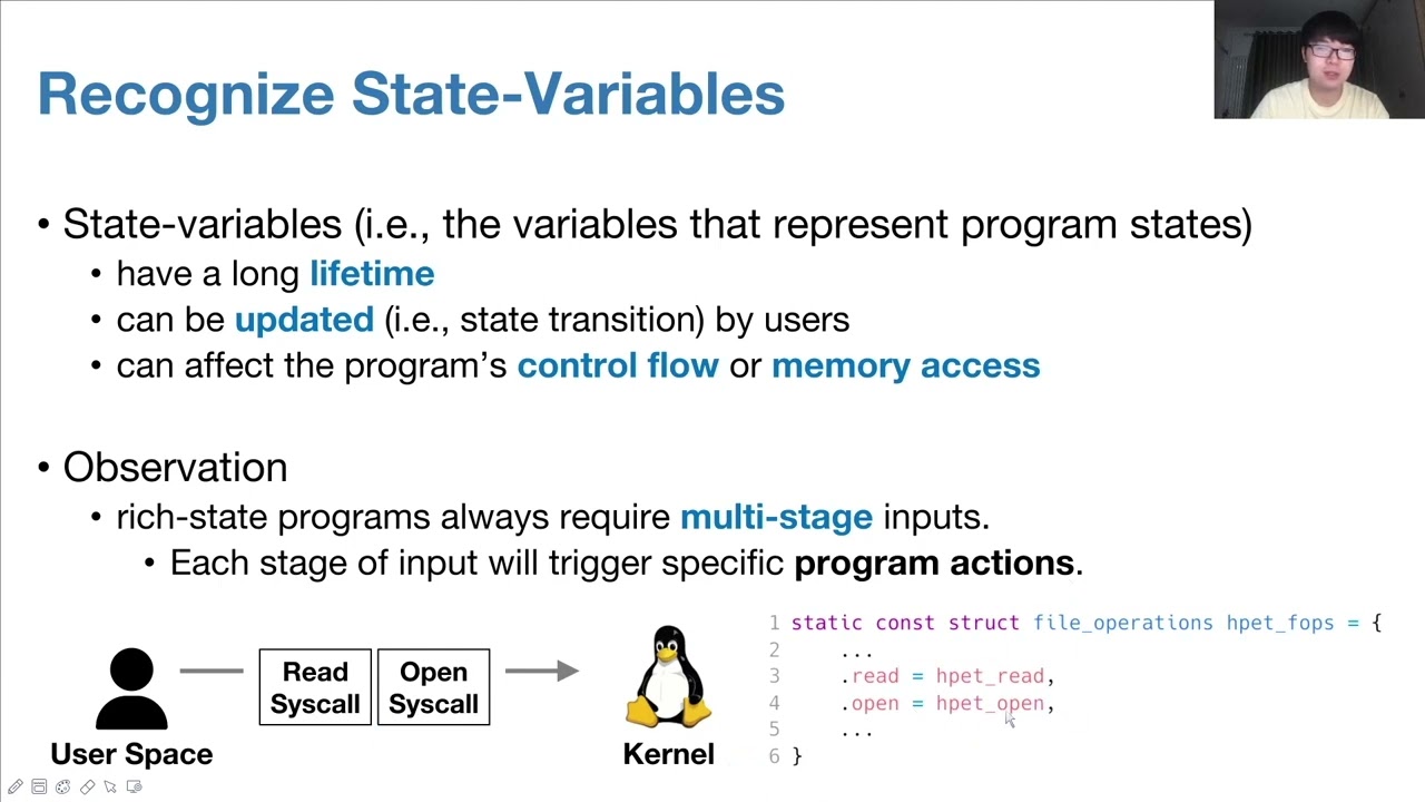 USENIX Security '22 - StateFuzz: System Call-Based State-Aware Linux Driver Fuzzing