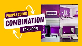 Best Purple Colour Combination Design For Room