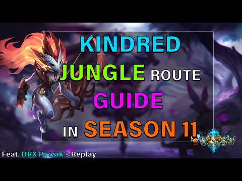 Crucial KINDRED Jungle Route Guide in SEASON 11 (feat. DRX Pyosik's Replay) | League of Legends