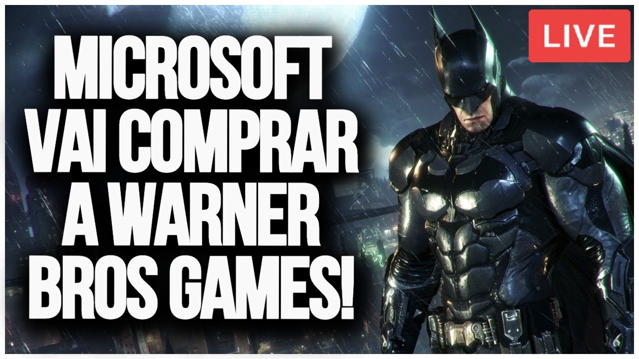 O rumor do momento é que a Microsoft está de olho na Warner Bros. Games