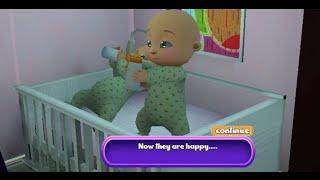 Baby Care //Virtual Mother newborn twin 3d gameplay screenshot 5