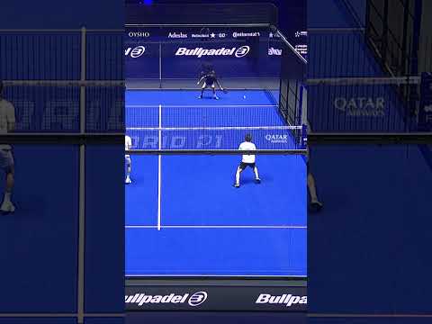 Insane saves and blocks by Jimenez and Arroyo before finishing the point with a smash