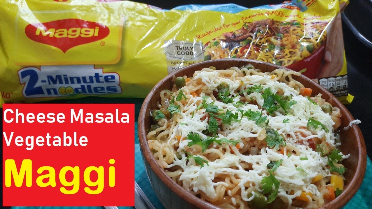 Special recipe of Cheese Masala Vegetable Maggi Unique Maggi Recipe