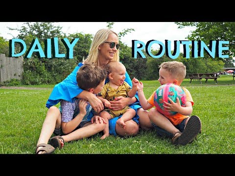 DAILY ROUTINE WITH 3 KIDS  |  MUMMY ROUTINE