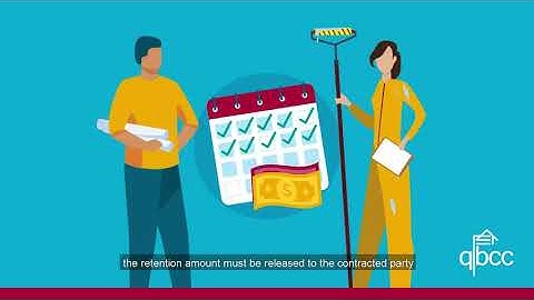 Understanding retention amounts in construction contracts