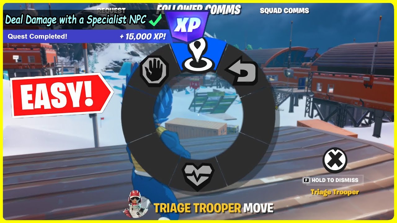 Deal Damage to Players with a Specialist Character Hired | Fortnite Spring Breakout Challenges