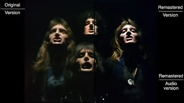 Queen Bohemian rhapsody - Remastered version  vs original